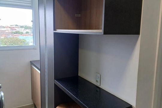 Cozinha de apartamento para alugar com 2 quartos, 50m² em Vila Nova Sorocaba, Sorocaba
