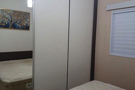 Quarto de apartamento para alugar com 2 quartos, 50m² em Vila Nova Sorocaba, Sorocaba