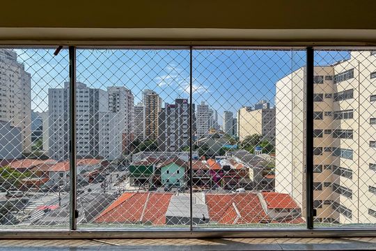 Vista Sala de apartamento à venda com 3 quartos, 110m² em Perdizes, São Paulo