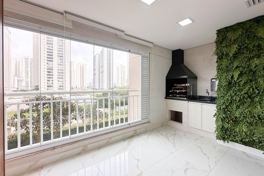 Sacada de apartamento para alugar com 2 quartos, 77m² em Centro, São Bernardo do Campo