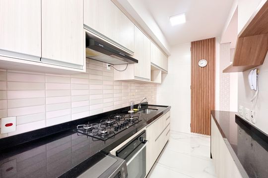 Cozinha de apartamento para alugar com 2 quartos, 77m² em Centro, São Bernardo do Campo