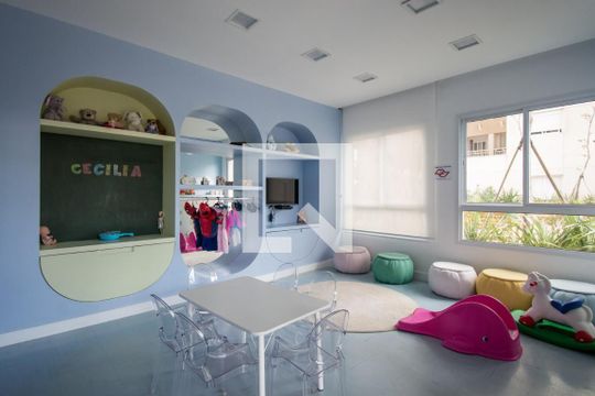 Área comum - Brinquedoteca  de apartamento para alugar com 2 quartos, 77m² em Centro, São Bernardo do Campo
