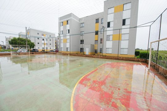 Área comum - Quadra poliesportiva de apartamento para alugar com 2 quartos, 50m² em Vila dos Comerciários 2, Taubaté
