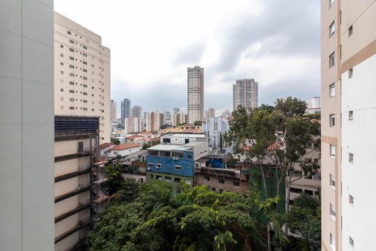 Varanda da Sala - Vista de apartamento para alugar com 2 quartos, 85m² em Santana, São Paulo
