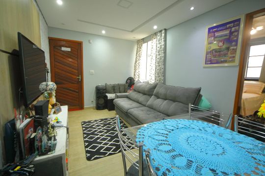 Sala de apartamento à venda com 2 quartos, 46m² em Bairro dos Casa, São Bernardo do Campo