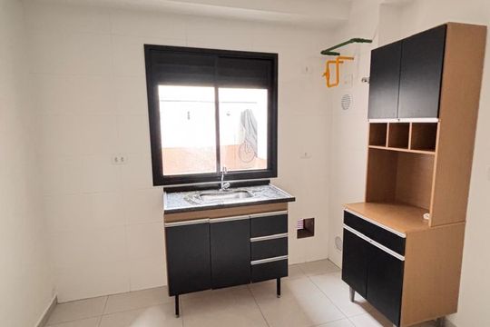 Cozinha de apartamento para alugar com 1 quarto, 26m² em Vila Dom Pedro II, São Paulo