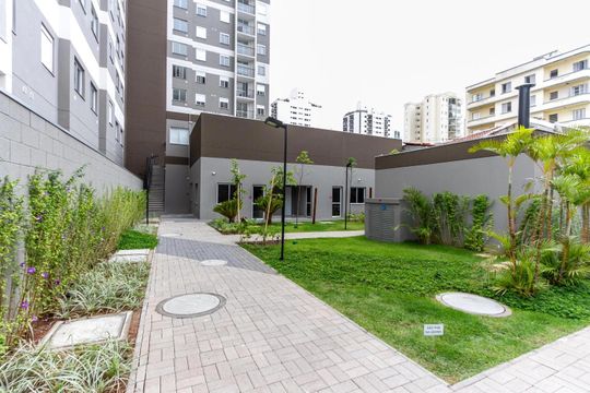 Área comum de apartamento para alugar com 1 quarto, 25m² em Água Branca, São Paulo