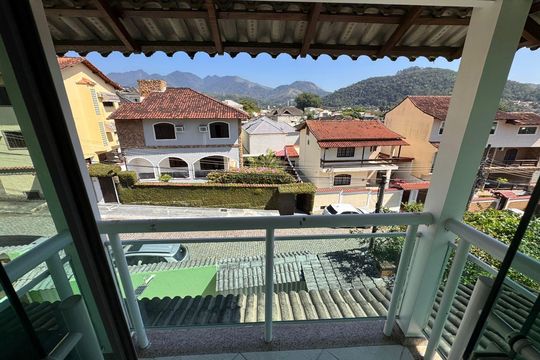 Varanda de casa de condomínio à venda com 4 quartos, 358m² em Taquara, Rio de Janeiro