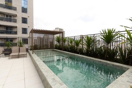 Área comum de apartamento para alugar com 2 quartos, 49m² em Vila Nova Conceição, São Paulo