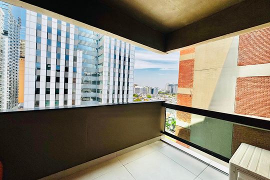 Varanda  de apartamento para alugar com 1 quarto, 55m² em Alphaville Industrial, Barueri