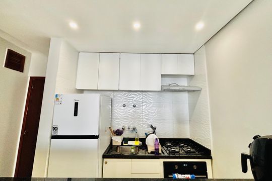 Cozinha  de apartamento para alugar com 1 quarto, 55m² em Alphaville Industrial, Barueri