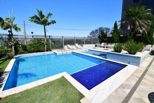 Área comum - Piscina de apartamento para alugar com 3 quartos, 85m² em Vila Brandina, Campinas