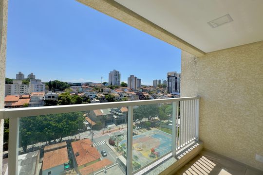 Varanda de apartamento à venda com 2 quartos, 55m² em Vila Galvão, Guarulhos