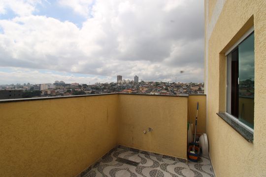 Varanda da Sala de apartamento para alugar com 1 quarto, 35m² em Cidade Líder, São Paulo