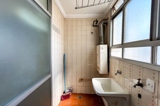 Área de serviço de apartamento à venda com 3 quartos, 72m² em Pompeia, São Paulo