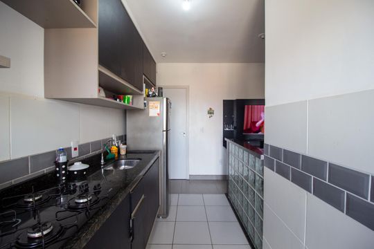 Cozinha  de apartamento para alugar com 2 quartos, 45m² em Vila Fiori, Sorocaba