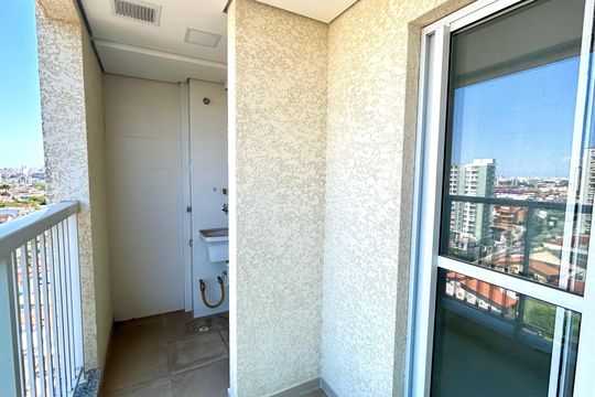 Varanda da Sala de apartamento à venda com 2 quartos, 45m² em Vila Galvão, Guarulhos