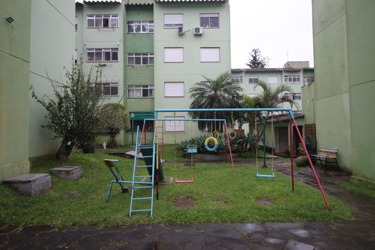 Área comum - Playground de apartamento para alugar com 1 quarto, 45m² em Jardim Itu, Porto Alegre