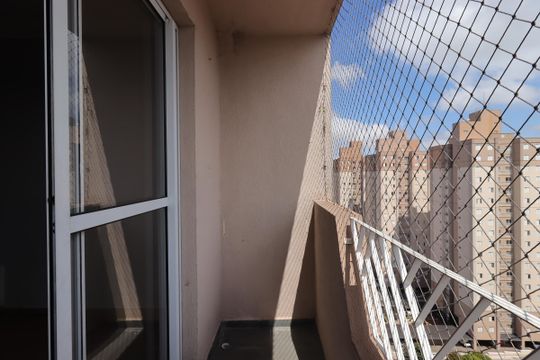 Sacada da Sala de apartamento à venda com 3 quartos, 69m² em Parque Erasmo Assunção, Santo André