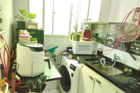 Cozinha de apartamento para alugar com 2 quartos, 48m² em Cidade Parque Brasilia, Guarulhos