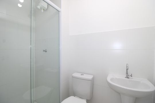 Banheiro da Suíte de apartamento para alugar com 1 quarto, 26m² em Parada Xv de Novembro, São Paulo