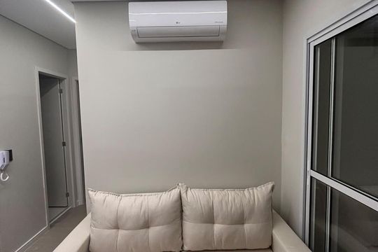 Sala de apartamento para alugar com 2 quartos, 44m² em Vila Guarani (Zona Sul), São Paulo