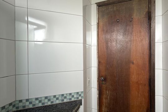 Banheiro Social de apartamento à venda com 2 quartos, 55m² em Vila Olga, São Bernardo do Campo