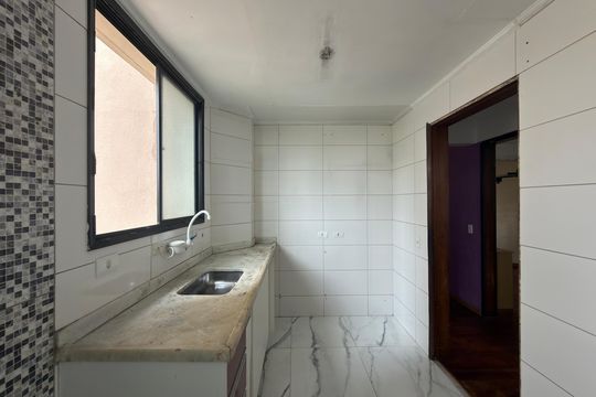 Cozinha  de apartamento à venda com 2 quartos, 55m² em Vila Olga, São Bernardo do Campo