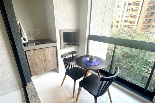 Varanda de apartamento para alugar com 1 quarto, 55m² em Bigorrilho, Curitiba