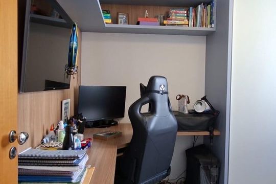 Quarto 2 de apartamento à venda com 3 quartos, 89m² em Jardim America, Belo Horizonte