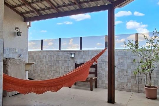 Terraço  de apartamento à venda com 3 quartos, 89m² em Jardim America, Belo Horizonte