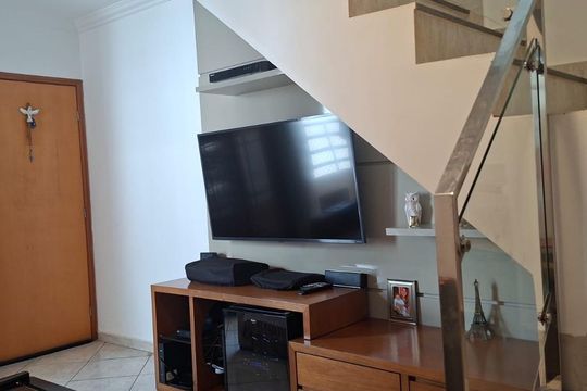 Sala  de apartamento à venda com 3 quartos, 89m² em Jardim America, Belo Horizonte