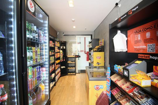 Área comum - Mini Mercado de apartamento para alugar com 2 quartos, 37m² em Jardim Eledy, São Paulo