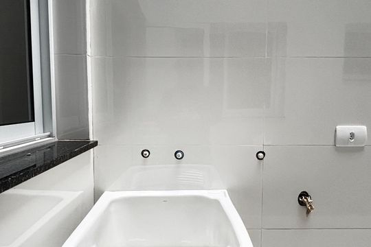Área de Serviço de apartamento à venda com 2 quartos, 65m² em Vila Curuçá, Santo André