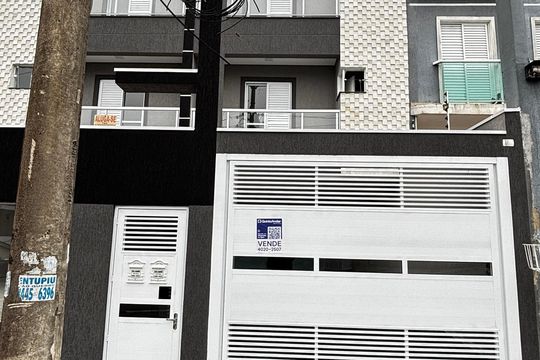 Fachada de apartamento à venda com 2 quartos, 63m² em Vila Curuçá, Santo André