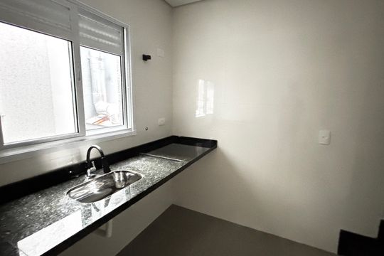 Cozinha de apartamento à venda com 2 quartos, 100m² em Vila Curuçá, Santo André