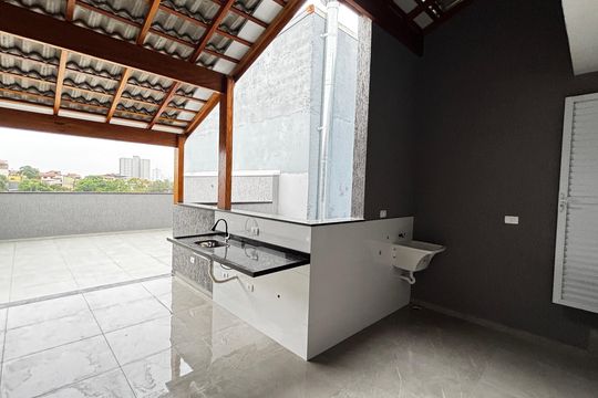 Cobertura de apartamento à venda com 2 quartos, 100m² em Vila Curuçá, Santo André