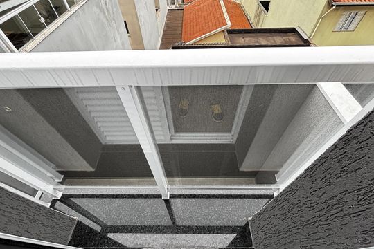 Varanda da Suíte de apartamento à venda com 2 quartos, 100m² em Vila Curuçá, Santo André