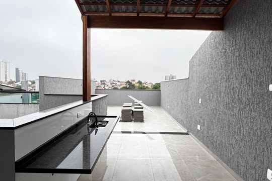 Cobertura de apartamento à venda com 2 quartos, 100m² em Vila Curuçá, Santo André