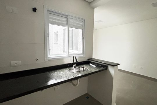 Cozinha de apartamento à venda com 2 quartos, 100m² em Vila Curuçá, Santo André
