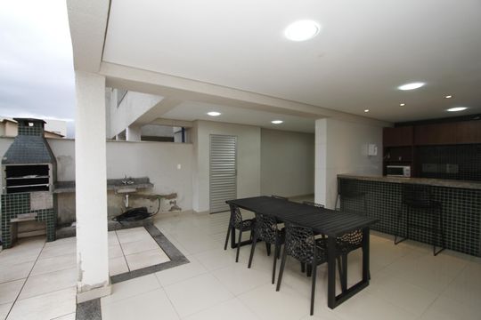 Área comum - Churrasqueira de apartamento para alugar com 2 quartos, 58m² em Ouro Preto, Belo Horizonte