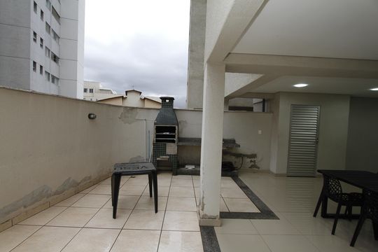 Área comum - Churrasqueira de apartamento para alugar com 2 quartos, 58m² em Ouro Preto, Belo Horizonte