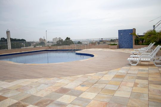 Piscina de apartamento à venda com 2 quartos, 44m² em Piraporinha, Diadema