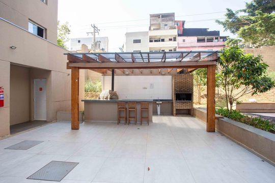 Churrasqueira de apartamento à venda com 2 quartos, 44m² em Piraporinha, Diadema