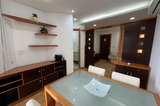 Sala de Jantar de apartamento à venda com 1 quarto, 50m² em Barra da Tijuca, Rio de Janeiro