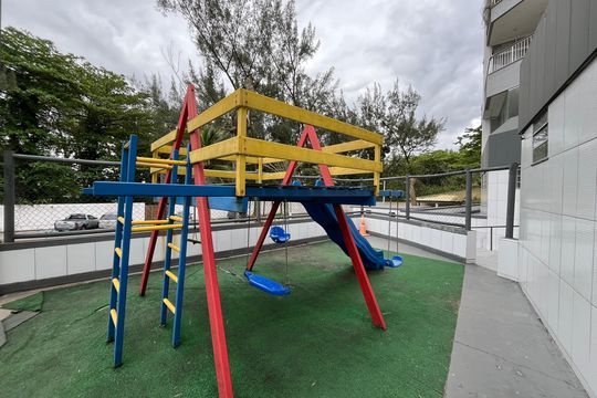 Área comum - Playground de apartamento à venda com 1 quarto, 50m² em Barra da Tijuca, Rio de Janeiro