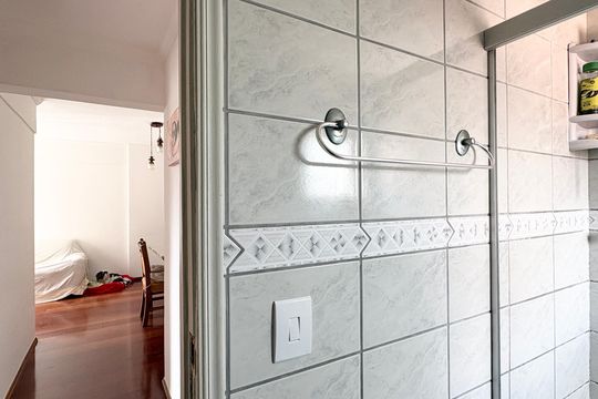 Banheiro de apartamento à venda com 2 quartos, 50m² em Freguesia do Ó, São Paulo