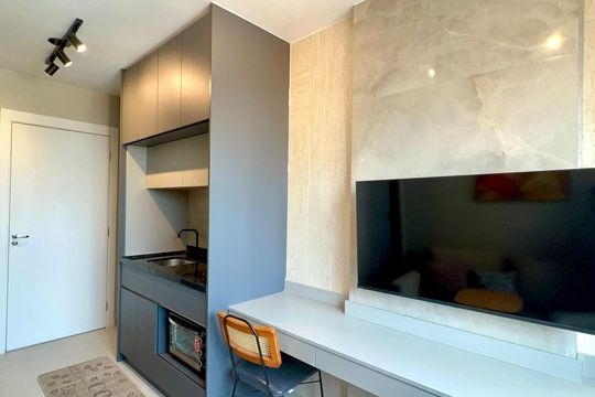 Sala de apartamento para alugar com 1 quarto, 25m² em Pinheiros, São Paulo