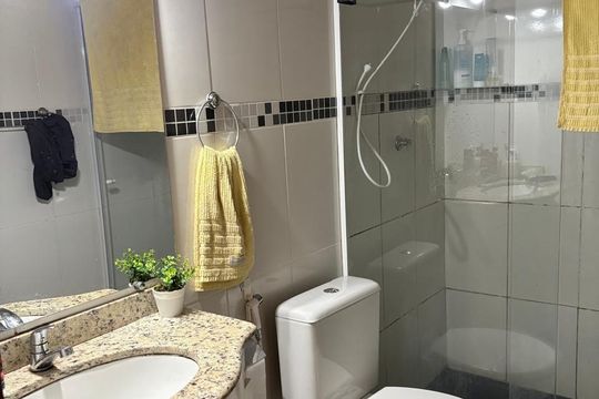 Banheiro 2 de apartamento para alugar com 3 quartos, 110m² em Nova Era, Juiz de Fora