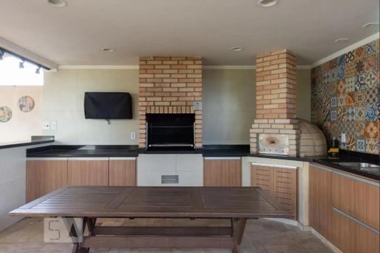 Área comum - Churrasqueira de apartamento para alugar com 2 quartos, 58m² em Vila Goncalves, São Bernardo do Campo